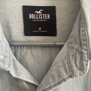 Denim Hollister shirt